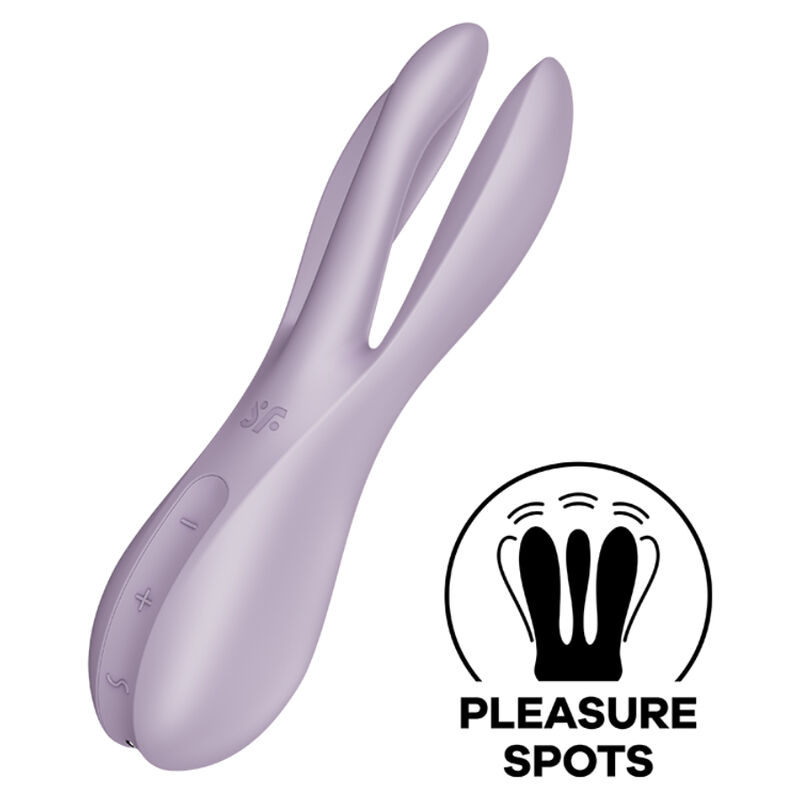 SATISFYER - VIBRATEUR THREESOME 2